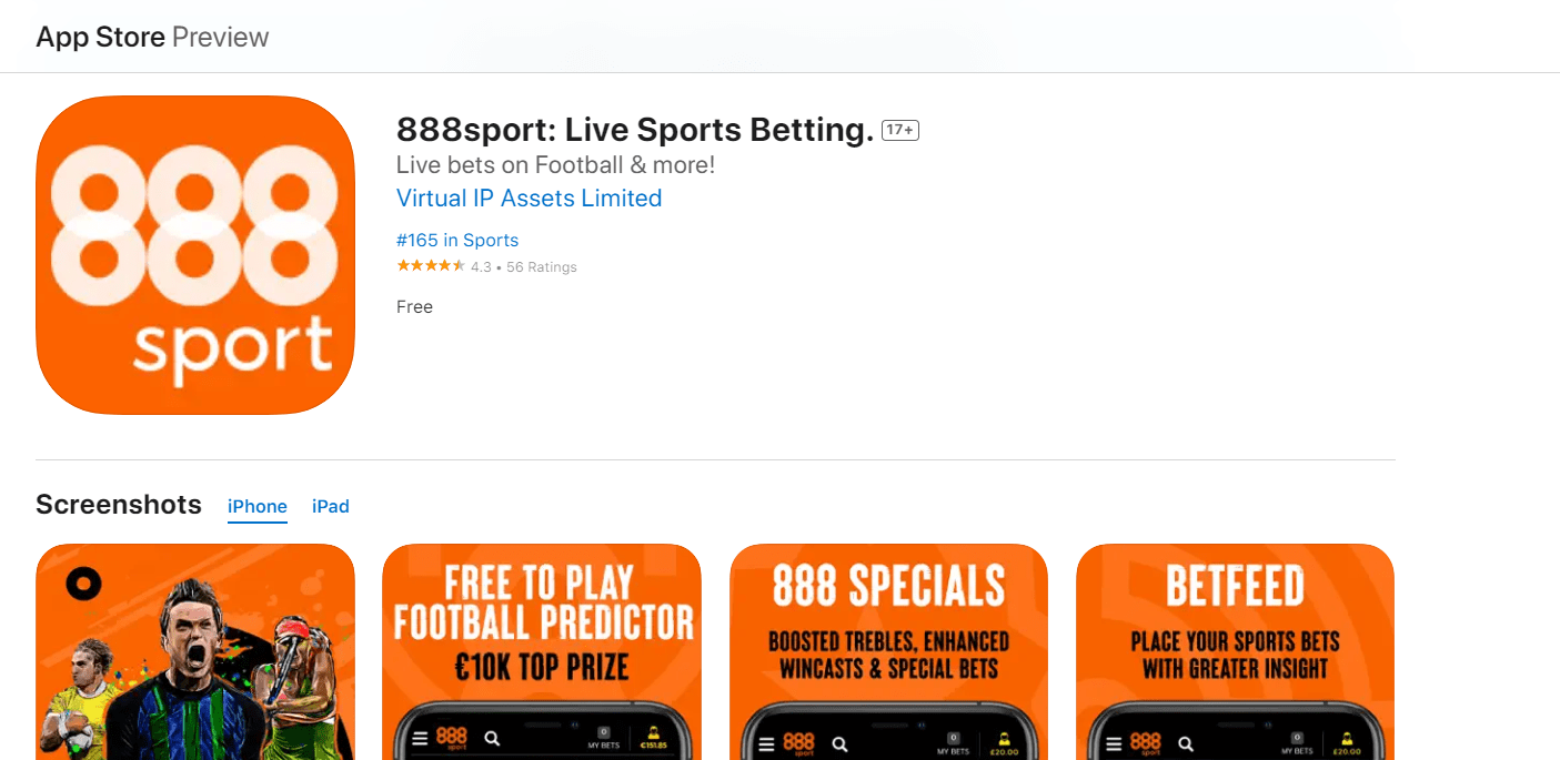 Preview of betting apps #1