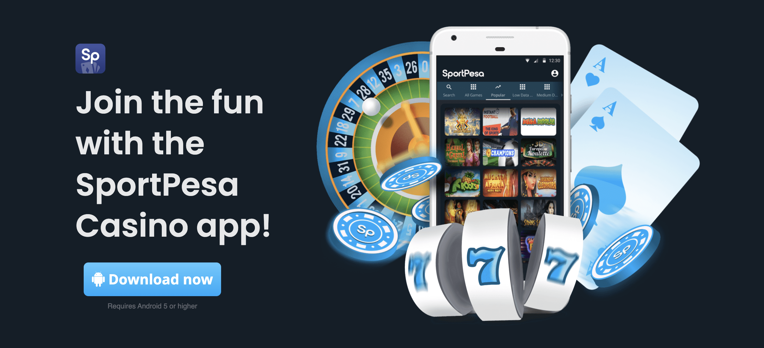 Preview of SportPesa  casino app