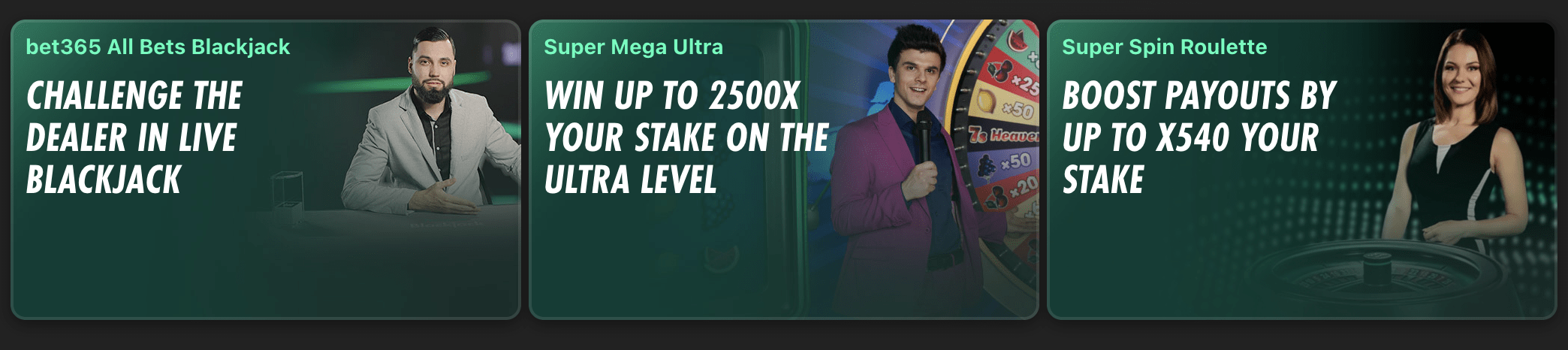 Preview of Bet365 casino promo